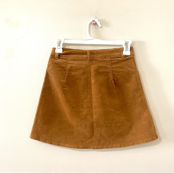 Brandy Melville corduroy skirt tan brown small - Picture 4 of 8
